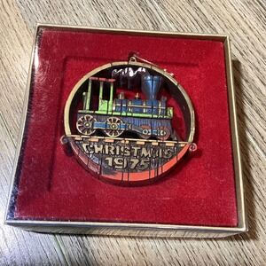 Hallmark Tree Trimmer Collection Christmas 1975 Train Ornament Vintage